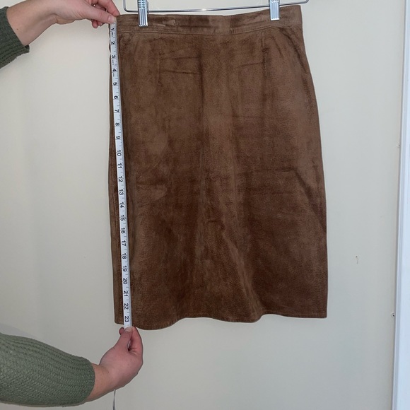 Vintage Suede pencil skirt - Picture 4 of 5